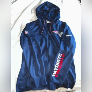 NFL Patriots hoodie zip up